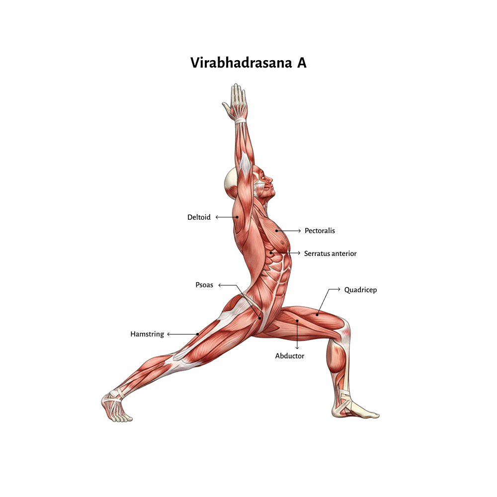 Virabhadrasana A